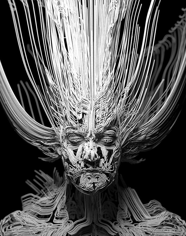 Meet The Man Behind These Psychedelic CGI Masks