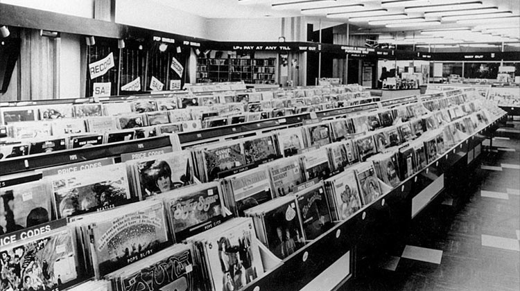 Tower Records on Sunset in 1971
